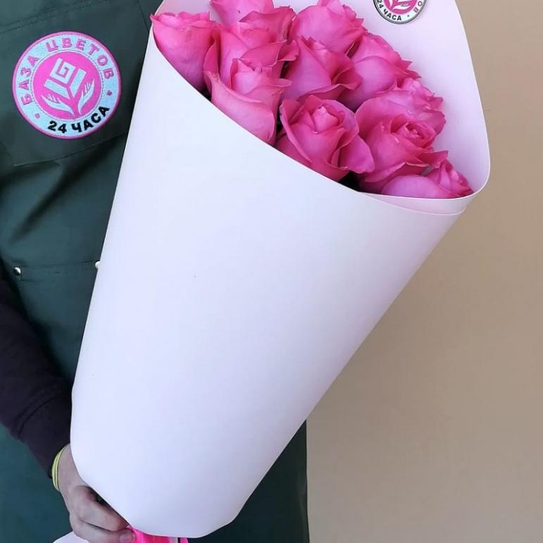Букеты из розовых роз 70 см (Эквадор) [Артикул  30888izh]