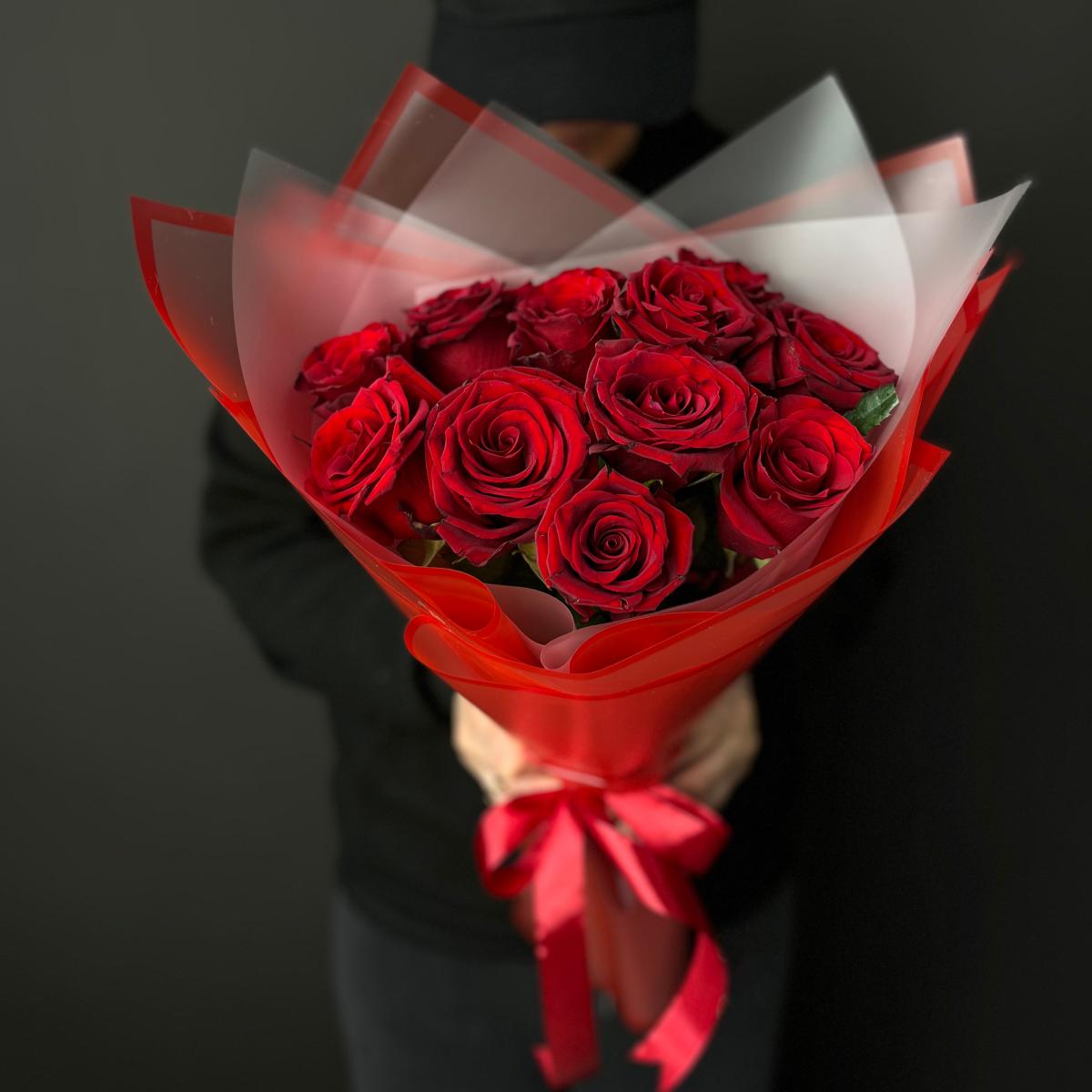 Красная роза 40 см (Эквадор)