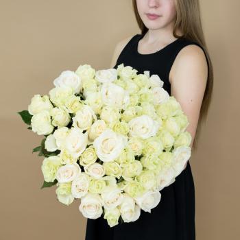 Букет из белых роз 101 шт 40 см (Эквадор) артикул: 14985