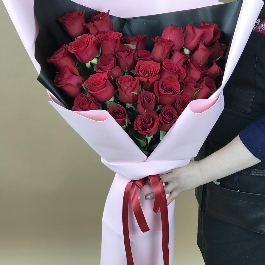 Букеты из красных роз 70 см (Эквадор) код товара: 18765iz